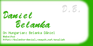 daniel belanka business card